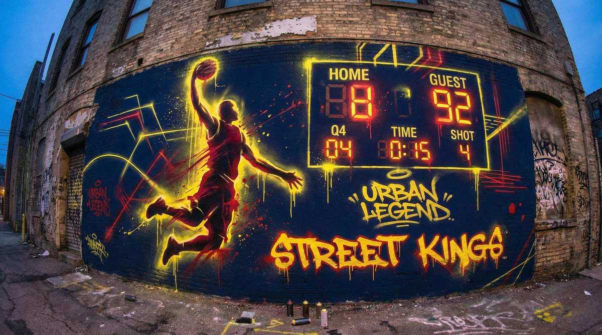 bb贝博 | 湖人对阵勇士实时比分涂鸦风格